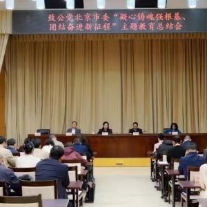 致公黨北京市委召開&ldquo;凝心鑄魂強(qiáng)根基、團(tuán)結(jié)奮進(jìn)新征程&rdquo;主題教育總結(jié)會